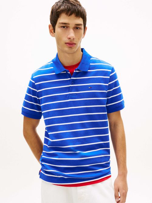 polo-de-rayas-regular-con-logo-bordado-dm0dm22708-c8o