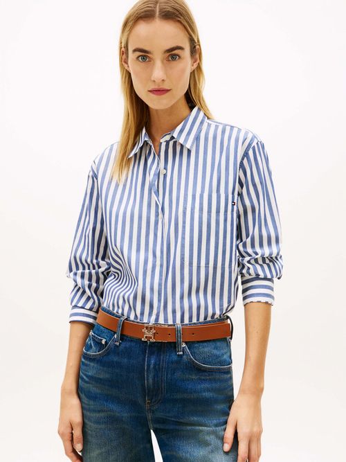 camisa-de-popelin-con-corte-oversize-ww0ww45612-04t