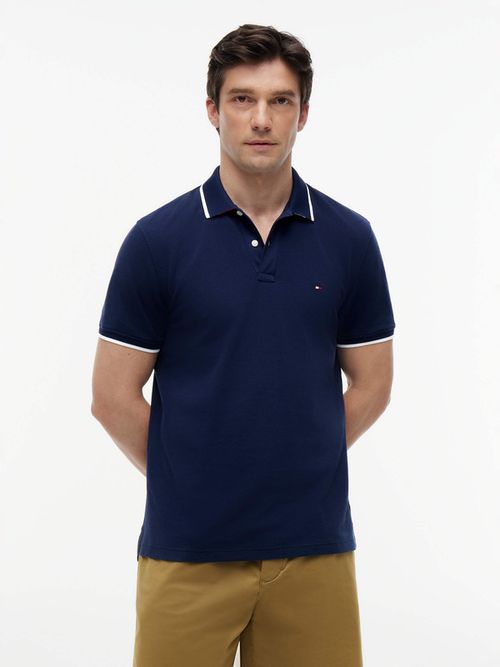 polo-de-pique-con-corte-regular-mw0mw42748-dcc