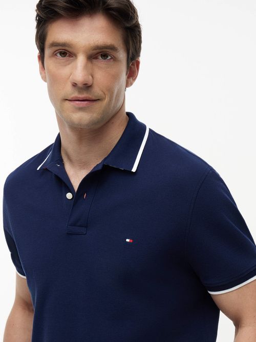 polo-de-pique-con-corte-regular-mw0mw42748-dcc