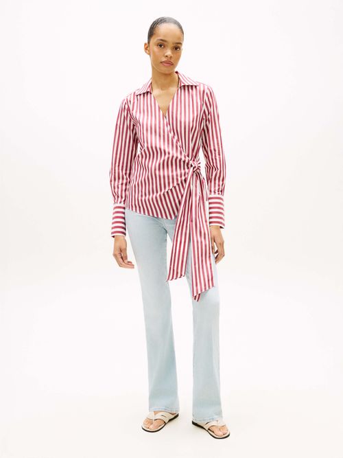 blusa-cruzada-de-corte-slim-con-lazo-anudable-ww0ww49650-0aa
