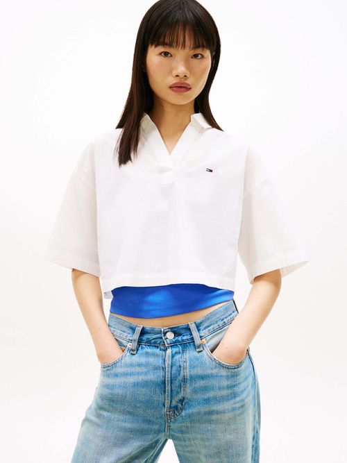 camisa-top-con-manga-corta-dw0dw22596-ybl