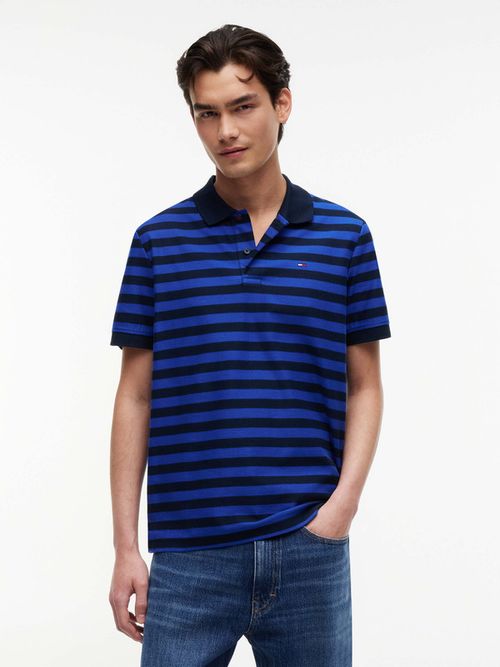 polo-de-punto-a-rayas-con-corte-regular-para-hombre-dm0dm23159-c63