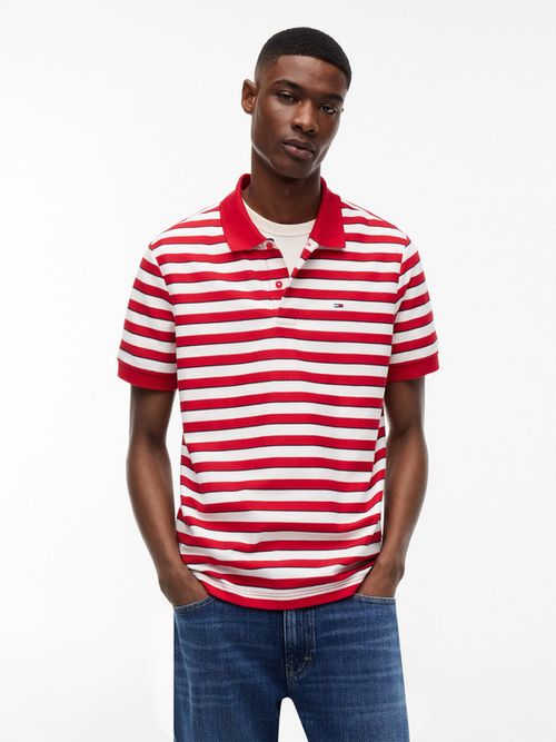 polo-de-punto-a-rayas-con-corte-regular-para-hombre-dm0dm23159-xml