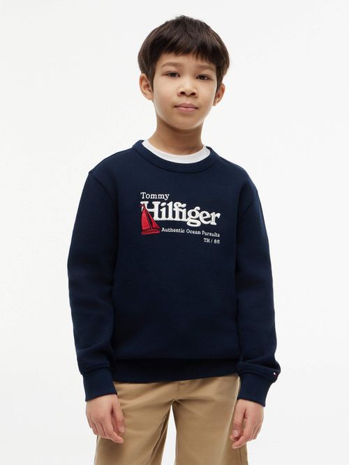 sudadera-en-pique-de-punto-interlock-con-logo-para-nino-kb0kb10506-c1g