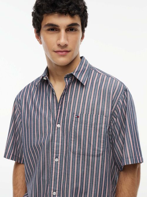 camisa-amplia-de-manga-corta-y-rayas-para-hombre-dm0dm23147-c1g