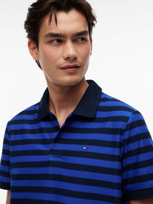 polo-de-punto-a-rayas-con-corte-regular-para-hombre-dm0dm23159-c63