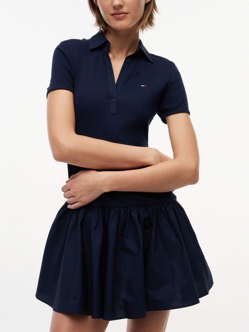 vestido-corto-polo-para-mujer-dw0dw22331-c1g