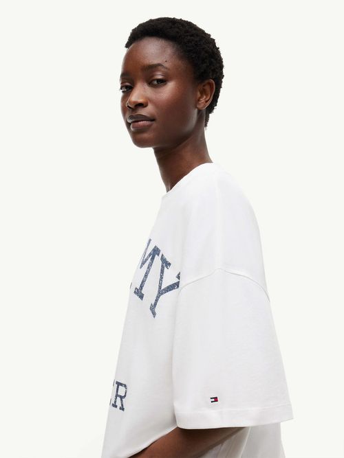playera-oversize-de-corte-amplio-con-escudo-para-mujer-ww0ww50940-ybl