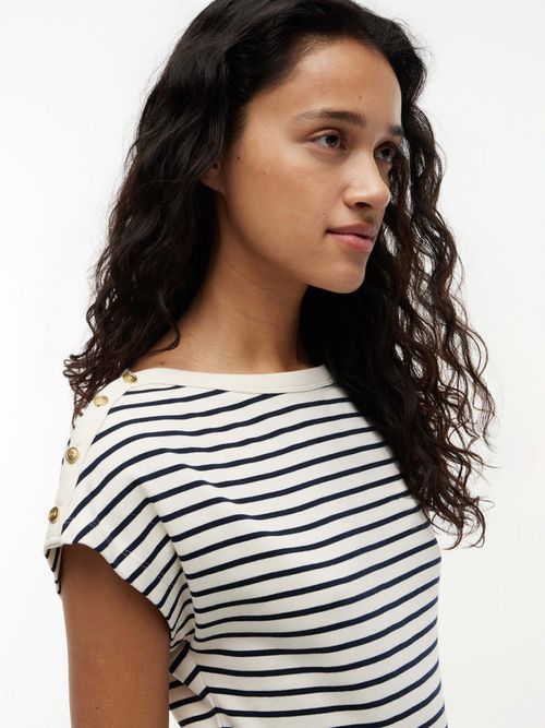 camiseta-de-cuello-barco-con-botones-dorados-para-mujer-ww0ww50942-0ad