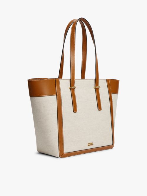 bolso-tote-de-lona-en-mezcla-de-lino-con-adorno-para-mujer-aw0aw18829-gb8