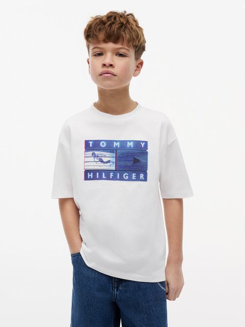 playera-de-punto-con-logo-grafico-kb0kb10518-ybr