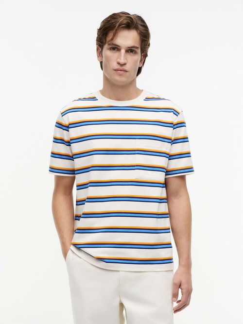 playera-relajada-de-rayas-mixtas-en-punto-mw0mw43199-0fa