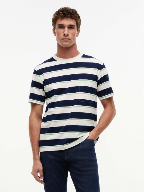 playera-relajada-de-rayas-mixtas-en-punto-mw0mw43199-0fb