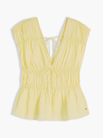 blusa-fruncida-sin-mangas-de-corte-regular-con-lino-ww0ww50974-zf0