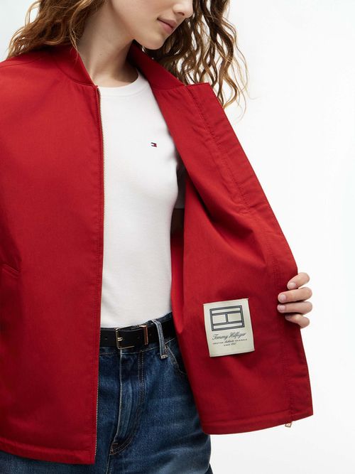 cazadora-bomber-de-sarga-con-aplicacion-de-logo-tommy-hilfiger-ww0ww49846-xnn