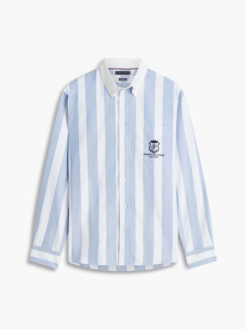 camisa-a-rayas-con-botones-y-logo-tommy-hilfiger-mw0mw43073-0gy
